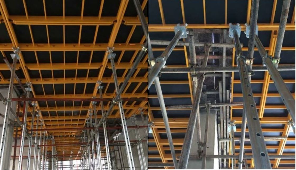 Система легкое Инсталлион форма-опалубкы плиты рамки обширного района алюминиевая для бетона